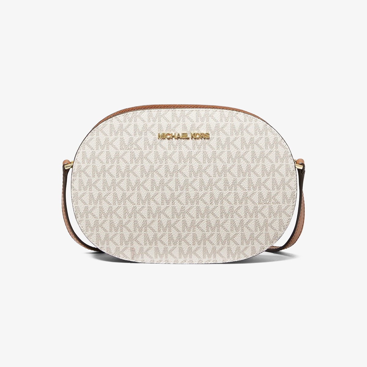 【美品】マイケルコースJET SET TRAVEL クロスボディMKシグネチャー MICHAEL KORS｜JET SET TRAVEL クロスボディ スモール - MK