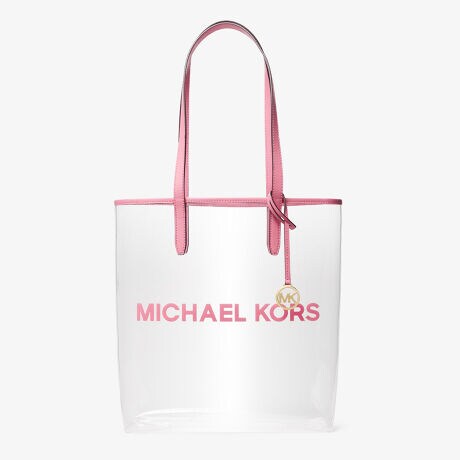THE MICHAEL BAG クリア ビニール トート ラージ | マイケル・コース 