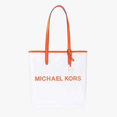 THE MICHAEL BAG クリア ビニール トート ラージ | マイケル・コース 