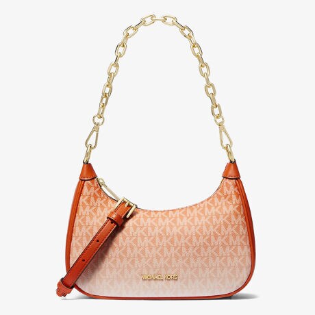 CORA オンブレ ロゴ クロスボディ ミディアム - MKシグネチャー  