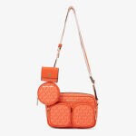JET SET ITEM クロスボディ ウィズ テックアタッチ ミディアム - MK 