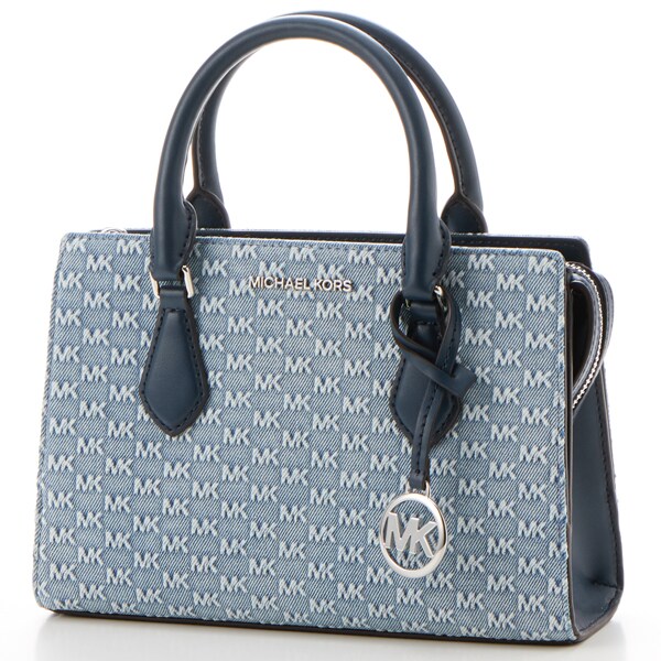 SHEILA ウォッシュドデニム センタージップ サッチェル スモール SHEILA ウォッシュドデニム センタージップ サッチェル スモール