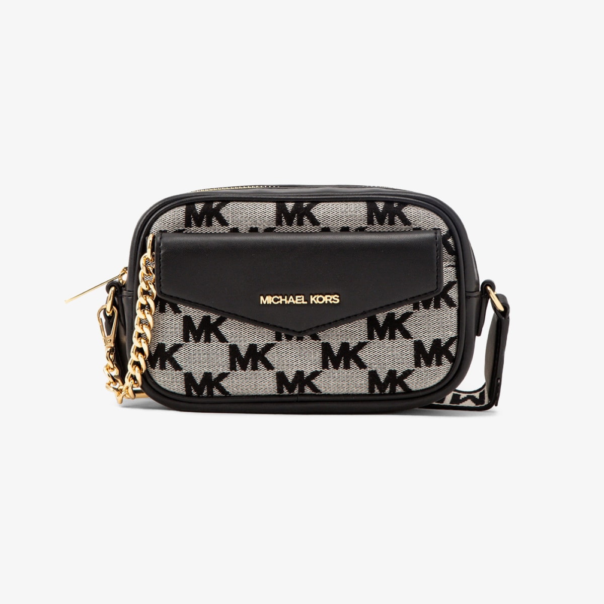 美品 マイケルコース ロゴ MAISIE 2 IN 1 カメラ クロスボディ ショルダーバッグ キャンバス レディース Michael Kors 【1-0247287】 マイケル・コース（Michael Kors）/MAISIE 2 IN 1 カメラ クロスボディ