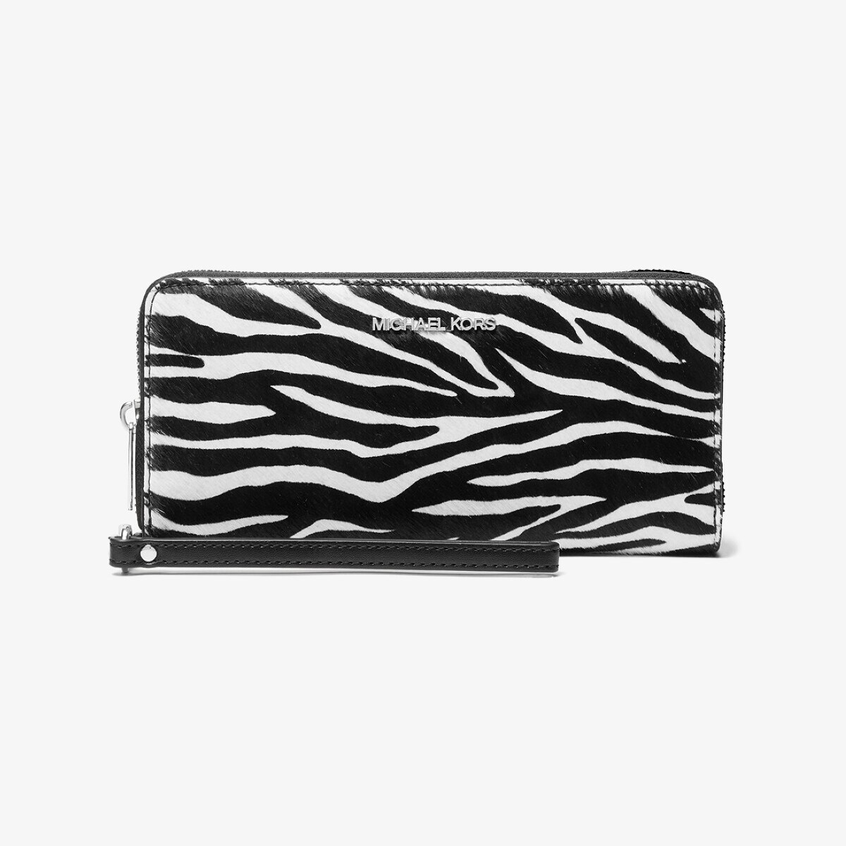 【MICHAEL KORS】ゼブラ カーフヘアコンチネンタル ウォレット 公式アウトレット】JET SET TRAVEL ゼブラプリント カーフヘア