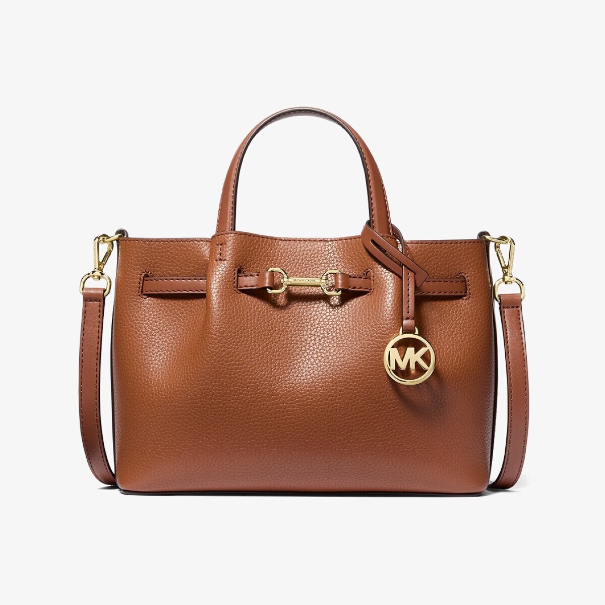 MICHAEL KORS CAMILLE スモール サッチェル Camille Small Logo and Leather Satchel | Michael Kors [US]