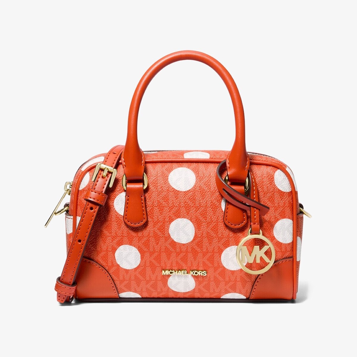 ☆海外取扱☆【Michael Kors】スモール ポルカドットポシェット THOMPSON ポルカドット サッチェル エクストラスモール - MK