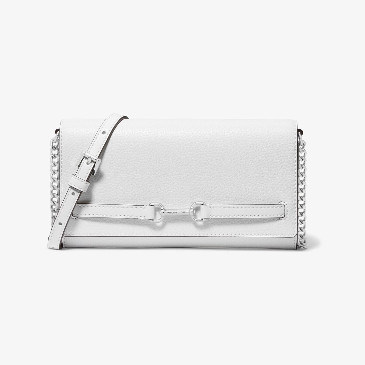 MICHAEL KORS ホワイト　ボディバッグ　レザー　本革 MICHAEL KORS マイケルコース ボディバッグ メンズ ホワイト