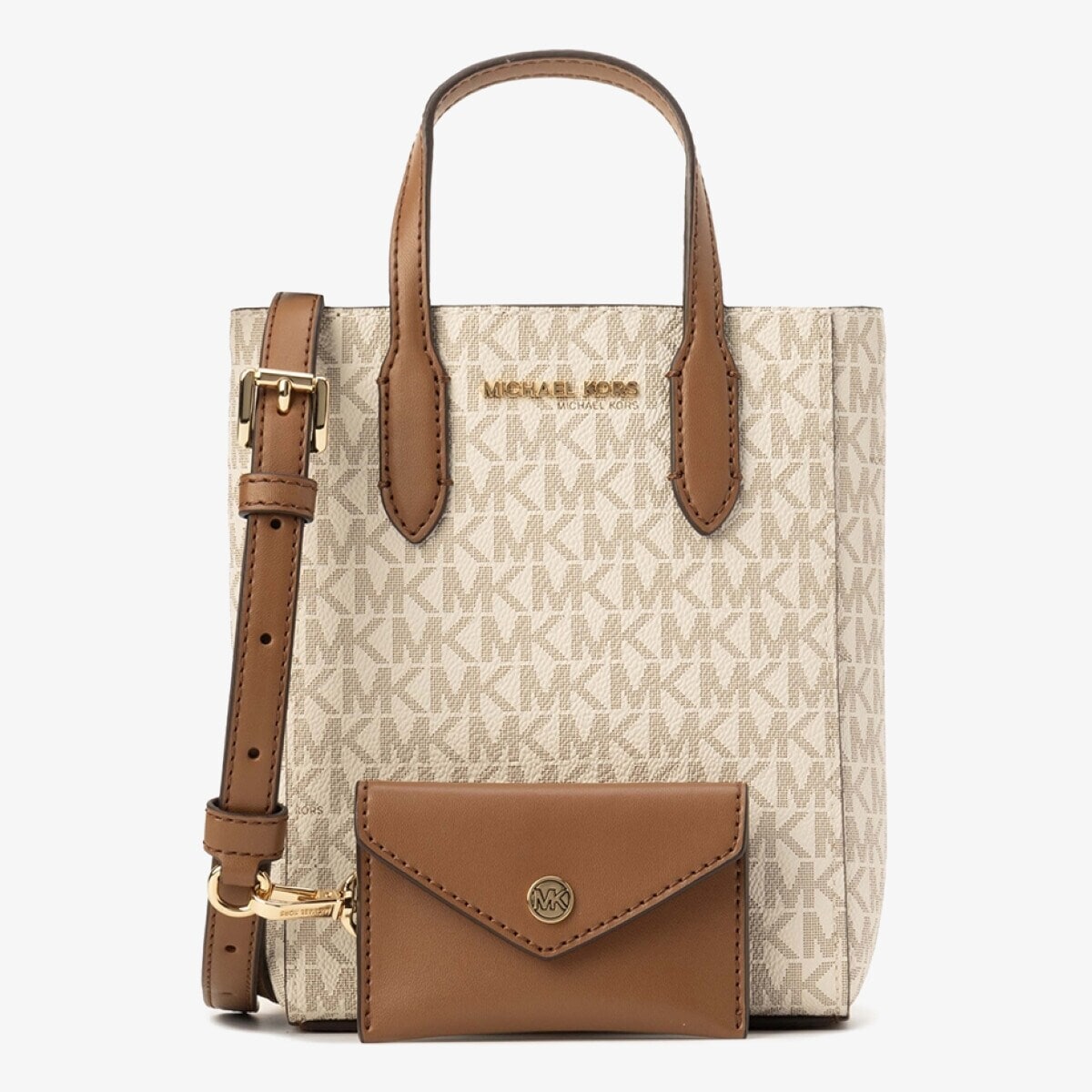 最終値下げマイケルコースREEDサドルクロスボディ　スモール　MKシグネイチャー MICHAEL KORS｜REED サドル クロスボディ スモール - MK