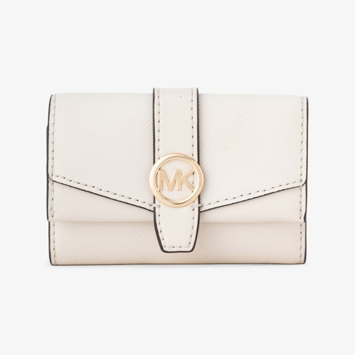 新品 マイケルコース MICHEAL KORS グレーホワイト キーケース セール】JET SET TRAVEL キーケース スモール（キーケース/キー
