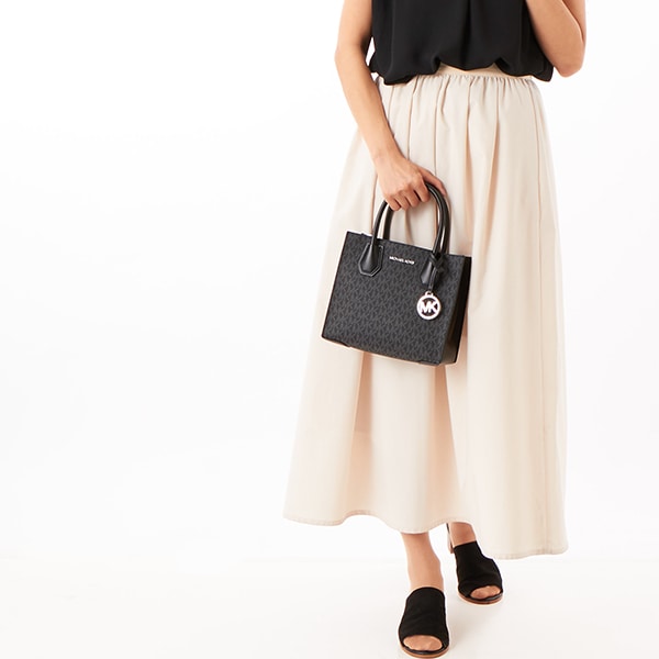 【MICHAEL KORS】MERCER ミディアム クロスボディバッグ MERCER ショッパートート クロスボディ ミディアム - MK
