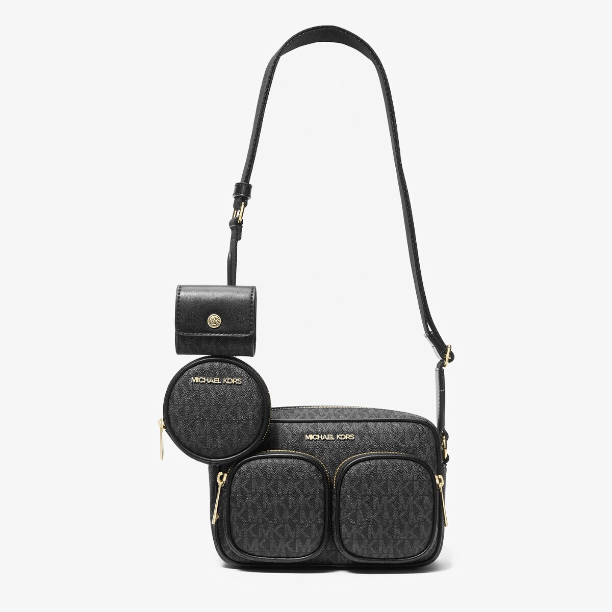 JET SET ITEM ポケット クロスボディ ウィズ アタッチ ミディアム - MK