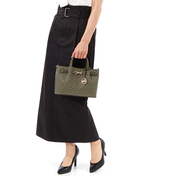 AVRIL トップジップ サッチェル スモール - MKシグネチャー | マイケル