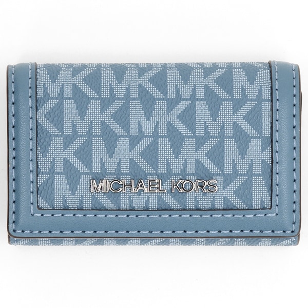 新品 マイケルコース MICHEAL KORS シグネチャーネイビー キーケース マイケルコース キーケース MICHAEL KORS ネイビー 35S0GFTP5B