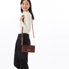 CARSON LG WALLET ON A CHAIN クロスボディ