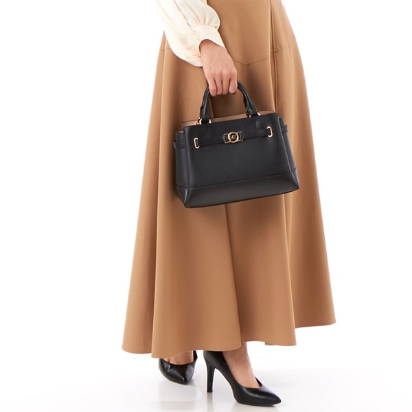 MERCER トップジップ ベルテッド サッチェル スモール MKシグネチャー MICHAEL KORS MERCER トップジップ ベルテッド サッチェル