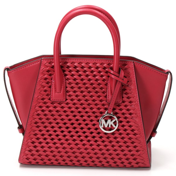 AVRIL レザー スエード サッチェル ラージ | マイケル・コース