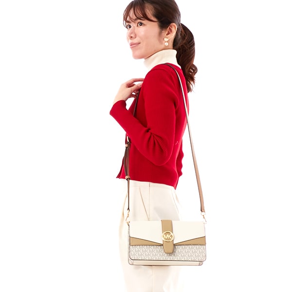 GREENWICH MD FLAP SHLDR ショルダーバッグ | マイケル・コース