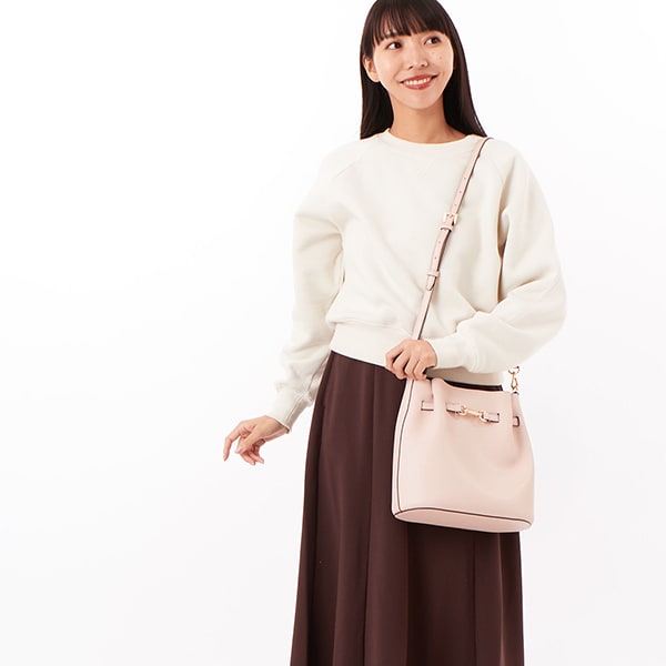 【希少】マイケルコース Devon 巾着 2way ハンド ショルダーバッグ 希少】マイケルコース Devon 巾着 2way ハンド ショルダーバッグ