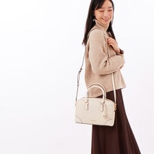 THOMPSON ぺブルレザー ダッフル サッチェル ミディアム