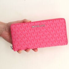 マイケル・コース(Michael Kors) 長財布 (桃色・ピンク系) の一覧 