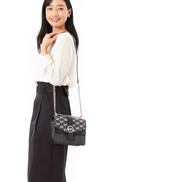 GREENWICH サフィアーノ レザー クロスボディ スモール | マイケル