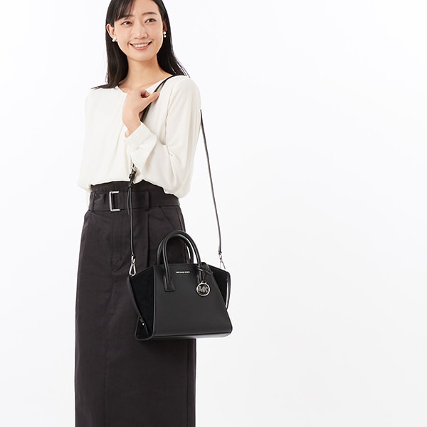 MERCER トップジップ ベルテッド サッチェル ミディアム | マイケル