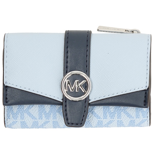 マイケル・コース(Michael Kors) キーケース (青色・ネイビー・ブルー
