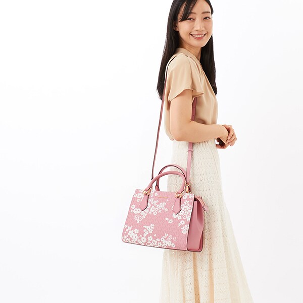 ✨ MICHAEL KORS MARILYN サッチェル スモール トートバッグ MARILYN サッチェル スモール - MKシグネチャー | マイケル・コース