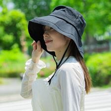 PROTECT U UVカット帽子 【遮光99.99% UVカット99.9%】