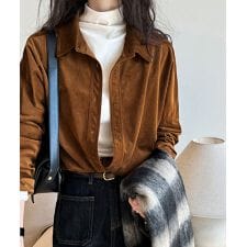 コーデュロイシャツレディース 長袖シャツ