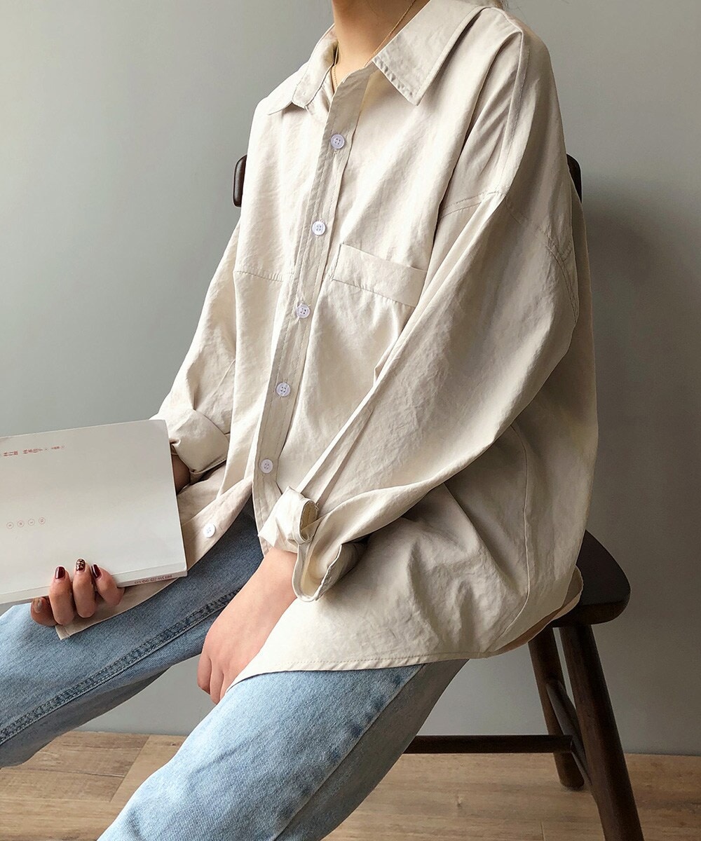 シャツブラウス レディース長袖トップス