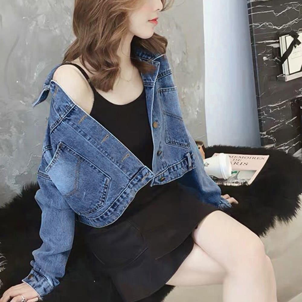 デニムジャケット ショート丈 春アウター | ミニミニストア