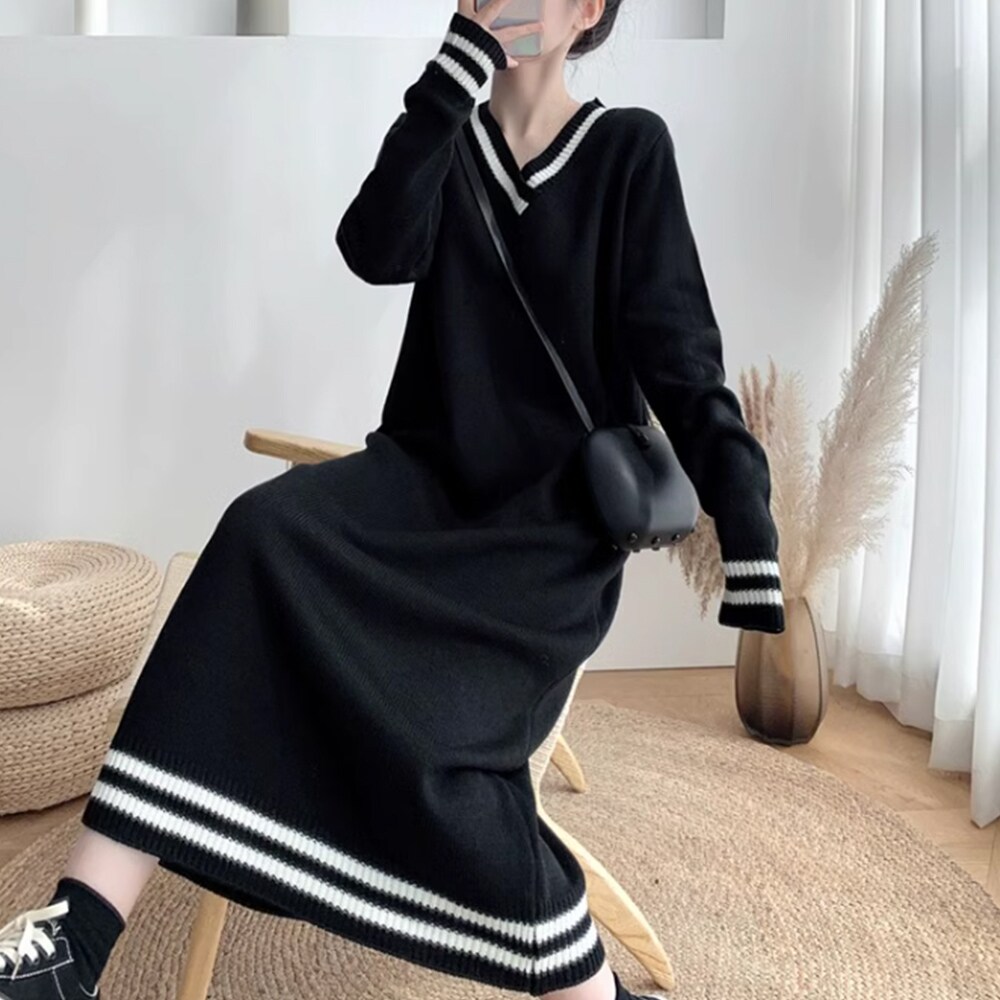 ニットワンピース ロング レディース秋冬 | ミニミニストア
