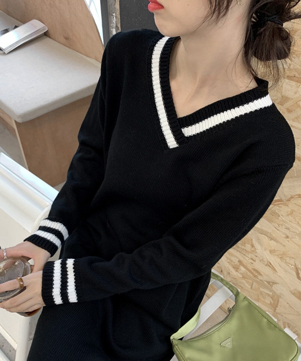 miumiu ニットロングワンピース 2025AW新作 ワンピース ニット ロング ワンピ セーター