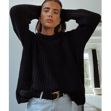 ニットセーター レディース 長袖 秋冬