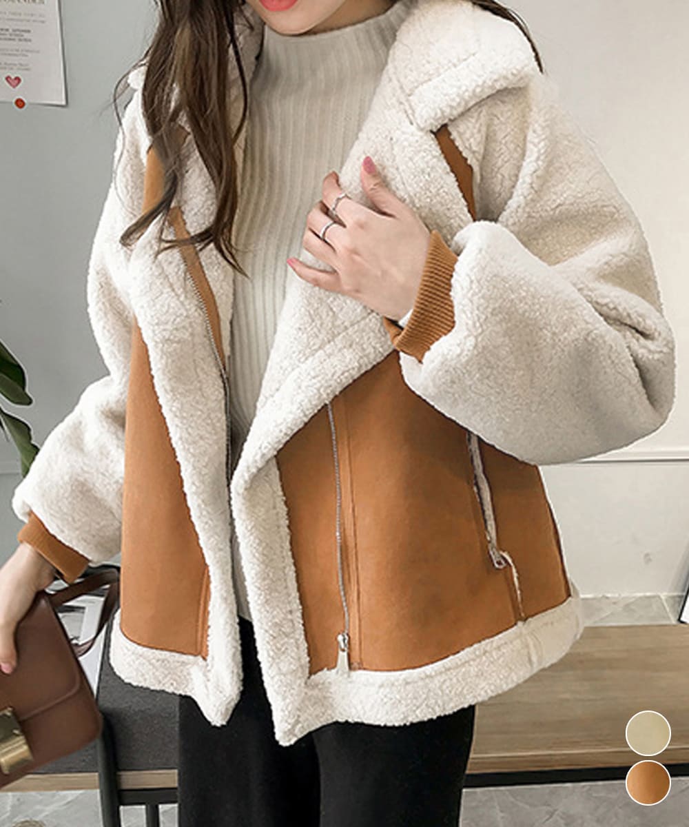 ボアジャケット レディース 冬アウター | ミニミニストア