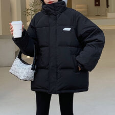 エコダウンジャケット 防寒防風中綿コート