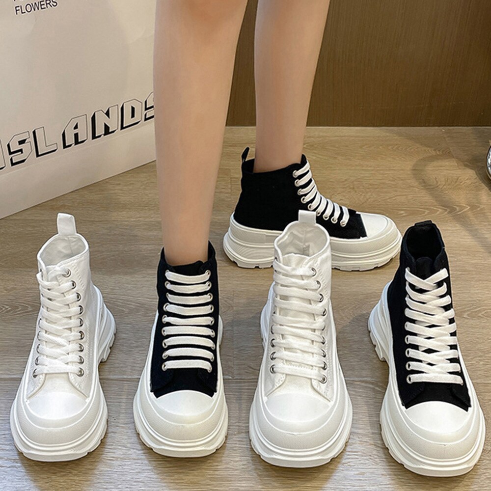 韓国　コンバース　 ハイカットスニーカー　サイズ24.5 CONVERSE コンバース レディース メンズ 靴 ハイカット 黒