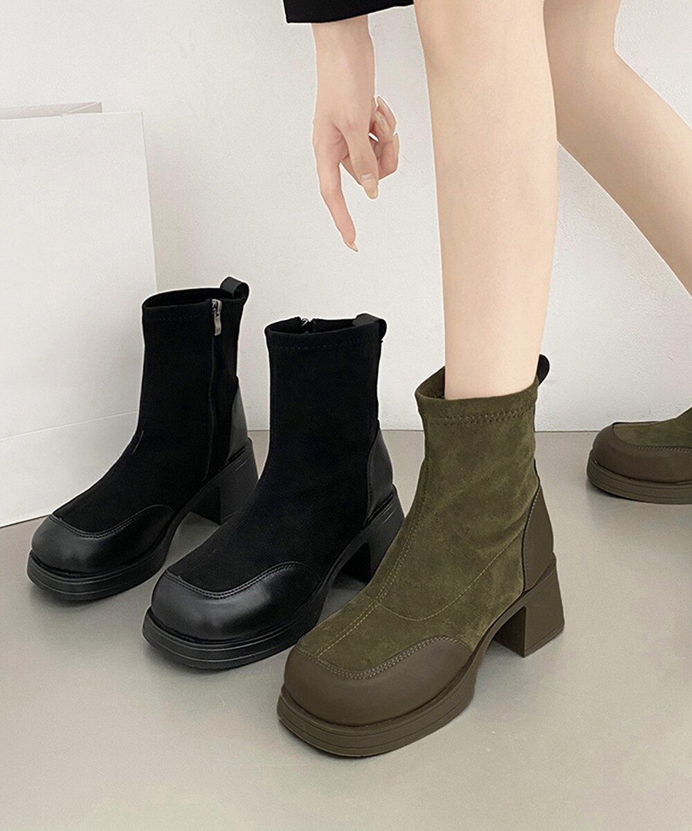 厚底ショートブーツ レディース靴 秋冬 | ミニミニストア