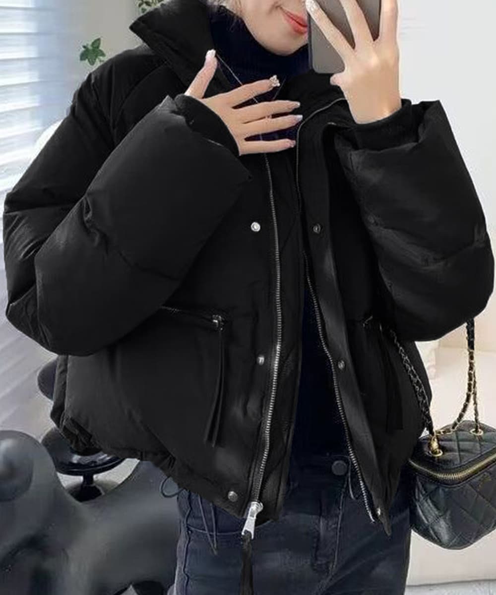 エコダウンジャケット フード付き韓国冬服 | ミニミニストア