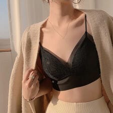 冷感タッチブラトップレディースレース下着