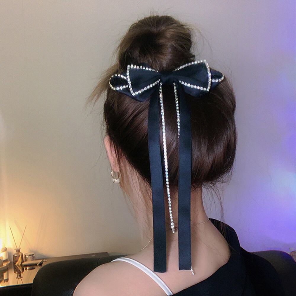 ビッグリボン バレッタ 韓国 ヘアアクセ | ミニミニストア