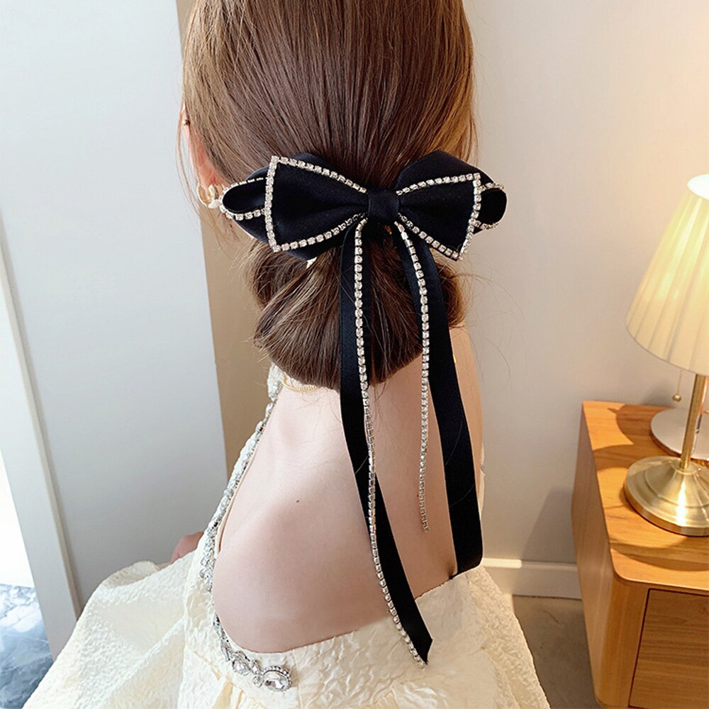 ビッグリボン バレッタ 韓国 ヘアアクセ | ミニミニストア