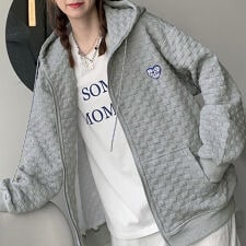 ジップパーカー レディース 長袖