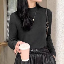 長袖プルオーバー レディース カットソー