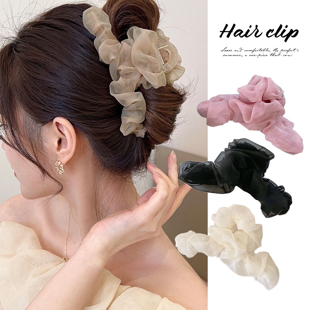【ワンポイントに♪】HERMES ヘアクリップ カプリスPM ヘアクリップ フリル バンスクリップ | ミニミニストア
