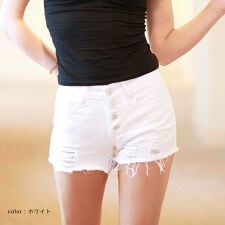 デニム ショートパンツ レディース