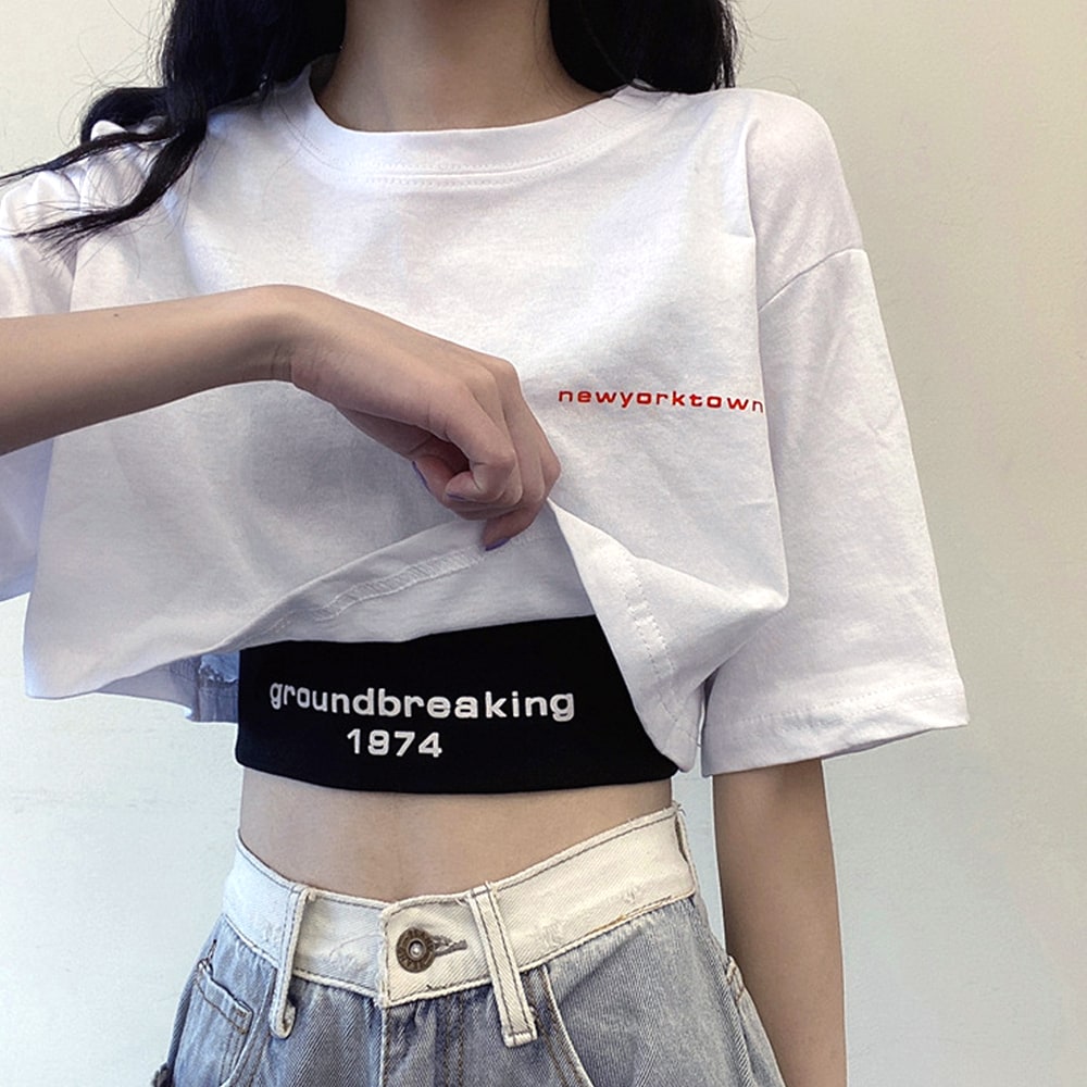ヘソ出しtシャツ タンクトップ 韓国 | ミニミニストア(miniministore