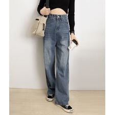 ヴィンテージデニムパンツ レディース韓国