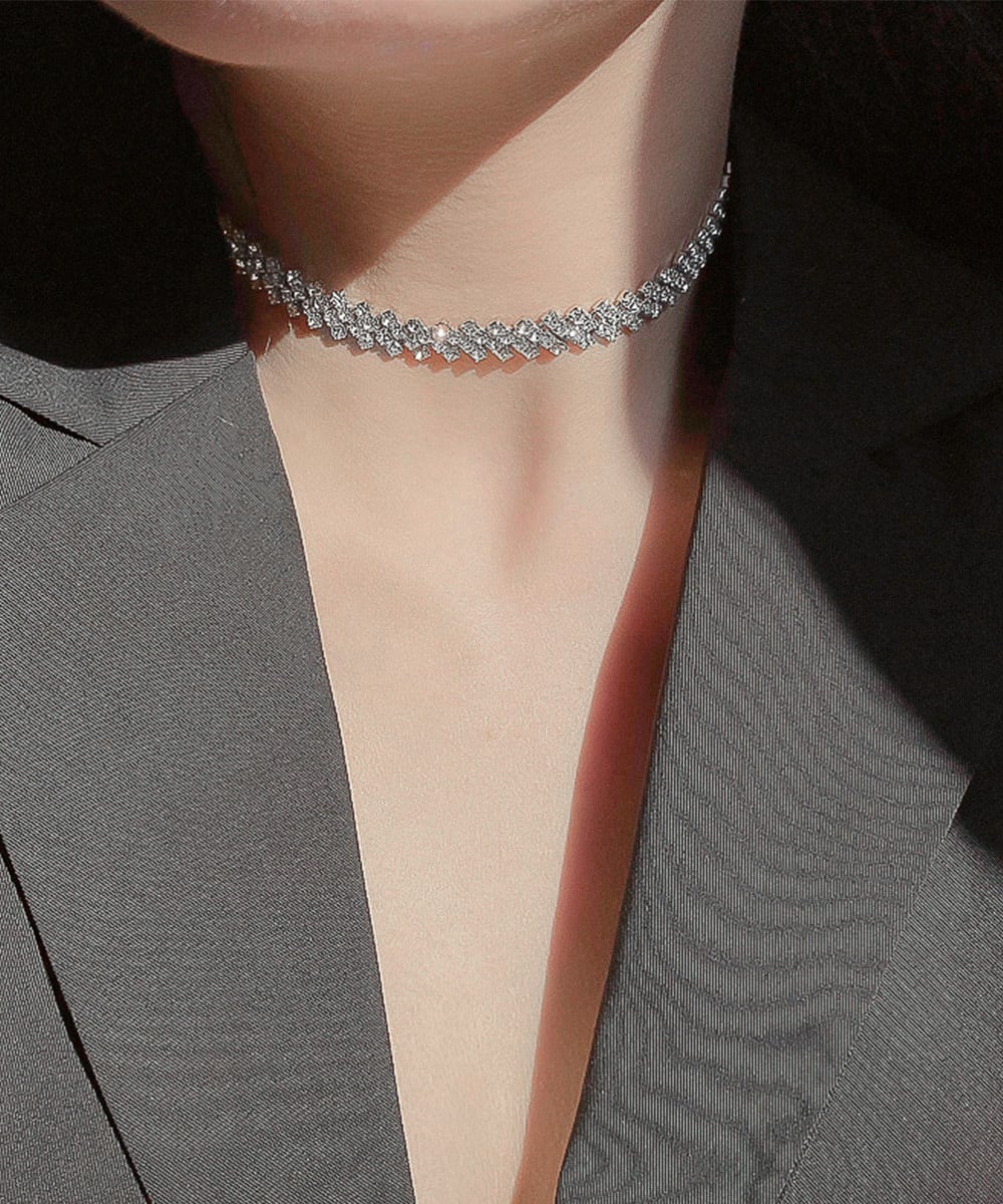 ロングネックレス キラキラY字ネックレス | ミニミニストア